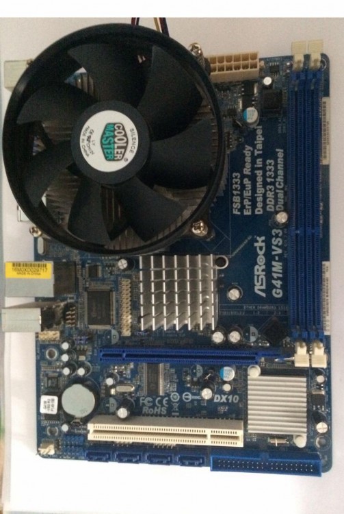 Комплект Q6600 4x2.4GHz + MB g41m-vs3 asrock (Товар Б/У гарантия 1 мес)