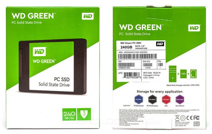 WD Green SSD 240Gb (НОВОЕ гарантия 12 мес.)