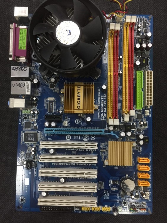 Комплект Intel Q6600 4x2.4GHz + GA P35-s3g (Товар Б/У гарантия 1 мес)