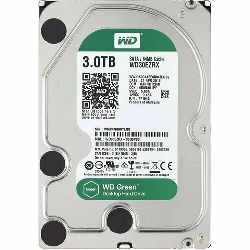 Жёсткий диск 3.5" WD 3 TB (НОВОЕ гарантия 12 мес.)