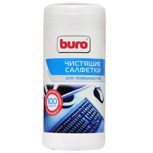 Buro BU-Tsurface влажные салфетки 100 шт. для оргтехники
