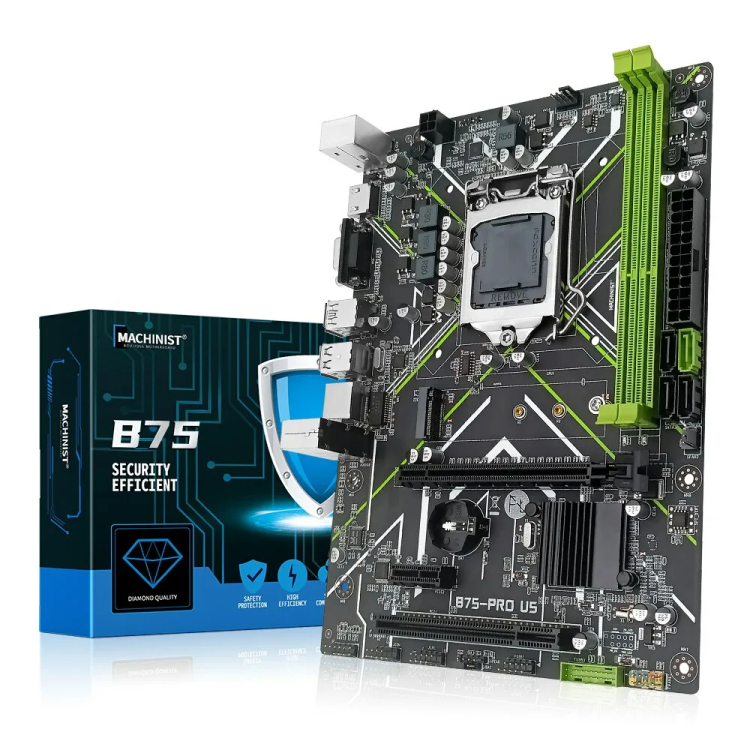 Материнская плата Machinist s-1155 B75 Usb3 M.2 (НОВОЕ гарантия 12 мес.)
