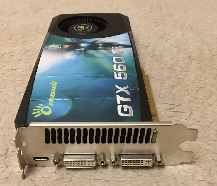 Видеокарта PCI-E Manli GeForce GTX 560 1024MB 256bit GDDR5 (Товар Б/У гарантия 1 мес)