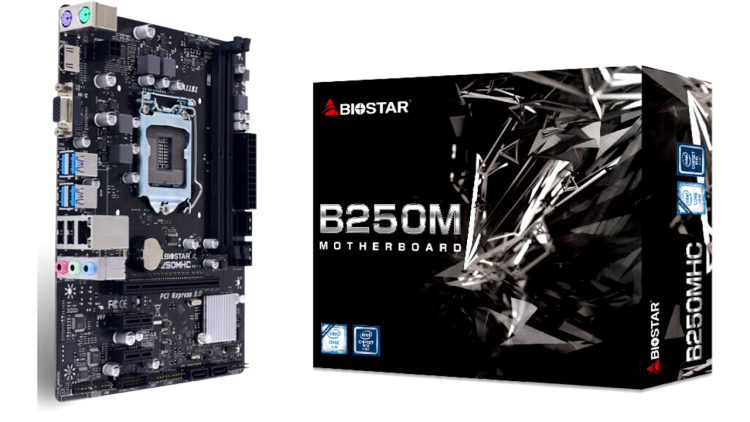 Материнская плата BIOSTAR B250MHC s-1151 (НОВОЕ гарантия 12 мес.)