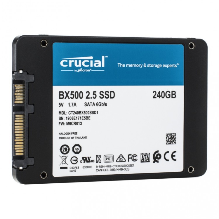 SSD накопитель Crucial 240 GB (Товар Б/У гарантия 1 мес)