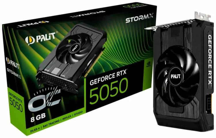 Видеокарта Palit GeForce RTX 5050 8gb (Новая Гарантия 12 мес.)