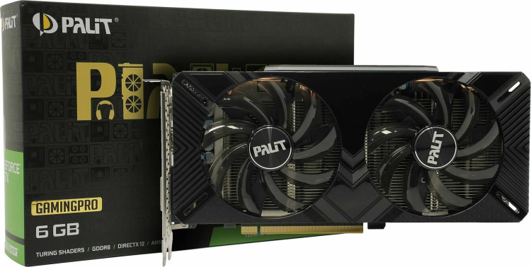 Видеокарта PALIT GTX 1660 Super, 6 ГБ, GDDR6, 192 бит (гарантия 3 мес.) 